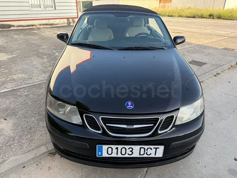 Usado Saab 9-3 Vector 210 CV (154 kW) 2005 Negro Descapotable