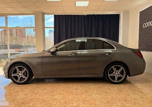 Usado Mercedes C220 170 CV (125 kW) 2017 Gris Berlina