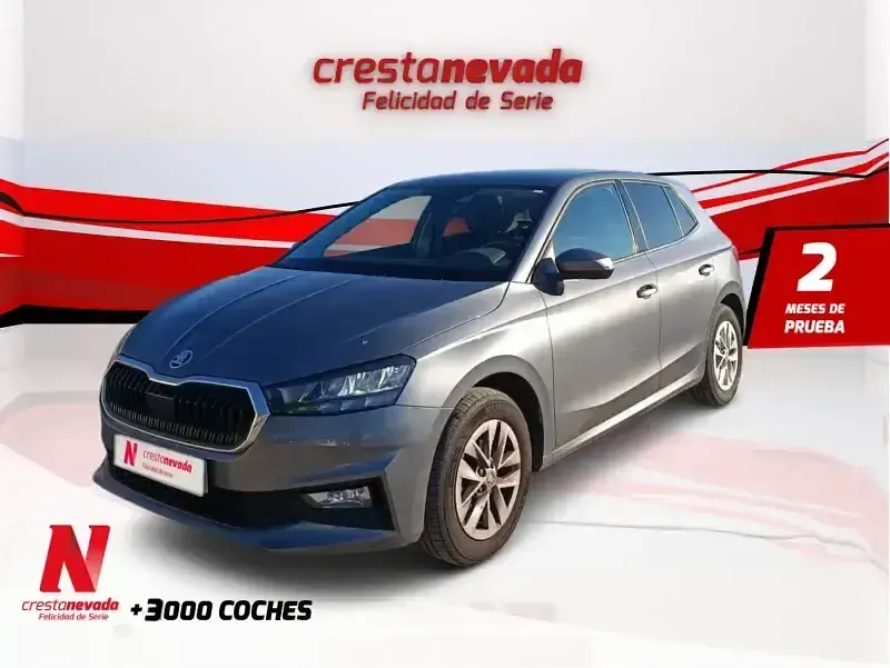 Usado Skoda Fabia Selection 80 CV (58 kW) 2024 Gris Utilitario