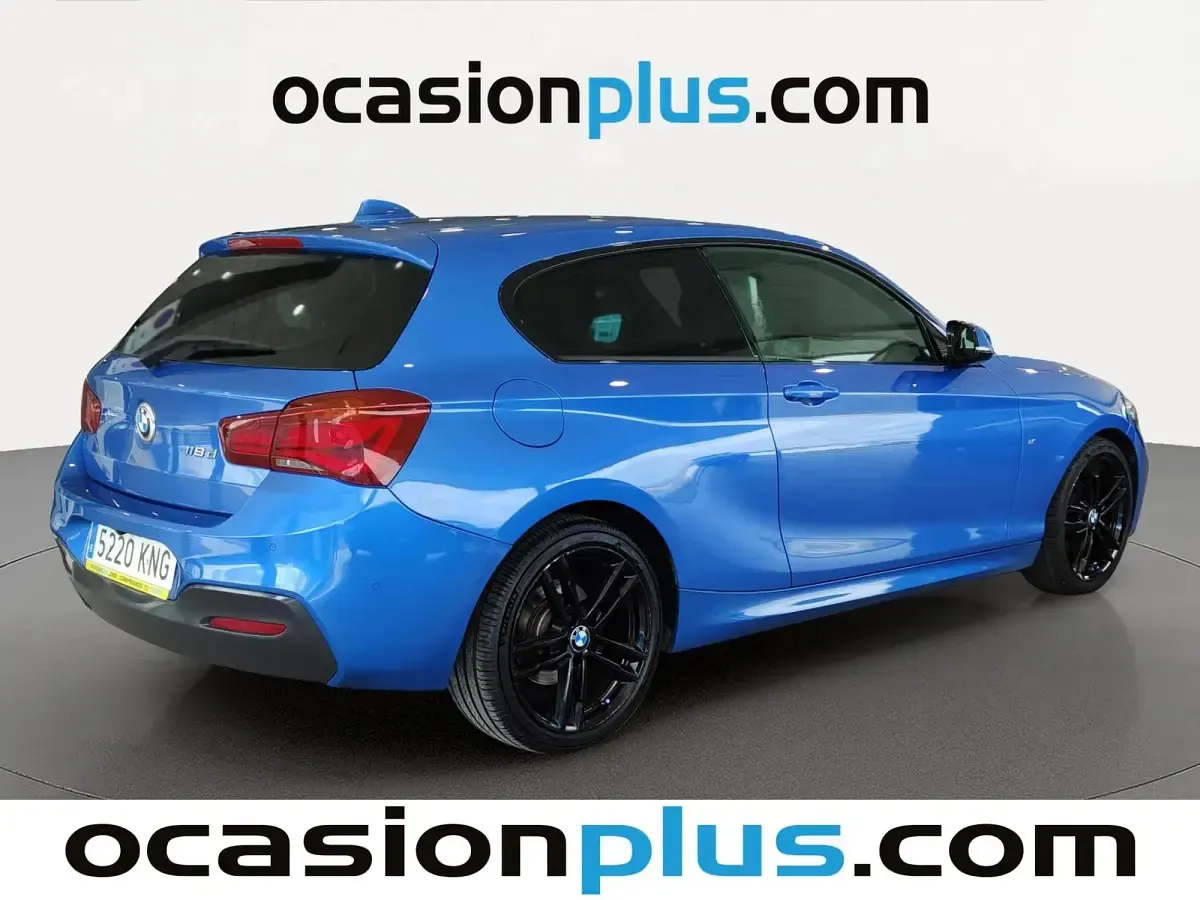 Usado BMW 118 150 CV (110 kW) 2018 Azul Utilitario
