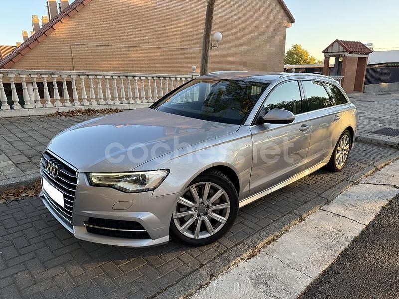 Gris / plata Usado 2015 Audi A6 S-Line Familiar | 19.000 € (Super precio) - Imagen 1/4