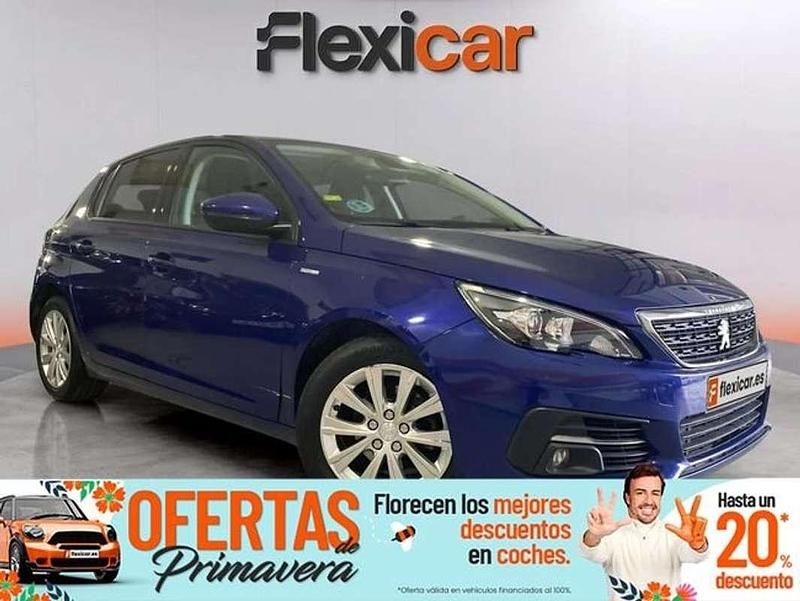 Usado Peugeot 308 Access 110 CV (80 kW) 2020 Azul Utilitario