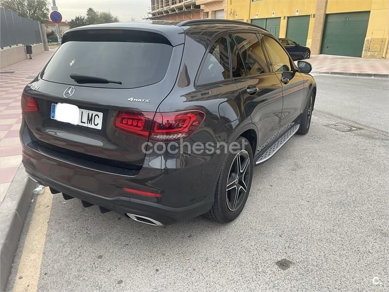 Usado Mercedes GLC220 170 CV (125 kW) 2020 Negro SUV
