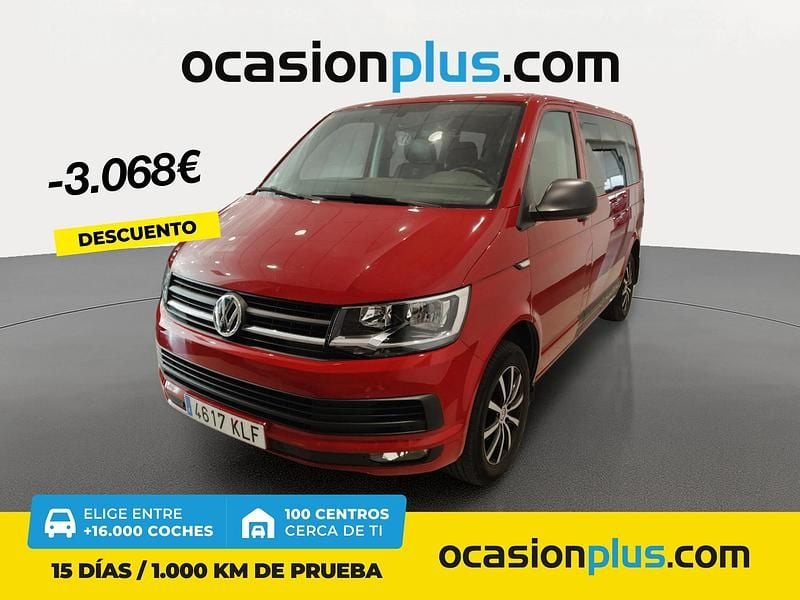 Rojo Usado 2018 VW Caravelle Trendline Monovolumen | 33.750 € (Precio justo) - Imagen 1/4