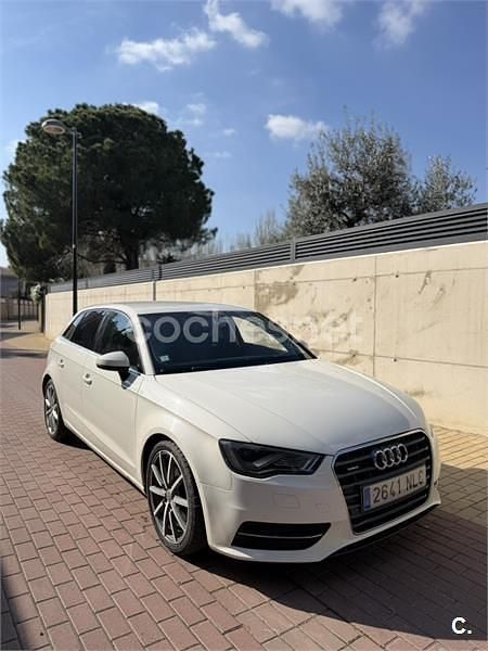 Usado Audi A3 Ambition 184 CV (135 kW) 2014 Blanco Berlina