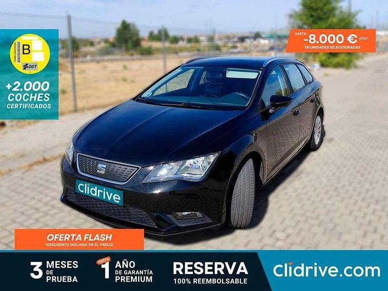 Negro Usado 2015 Seat Leon ST Ecomotive Familiar | 7190 € (Buen precio) - Imagen 1/3