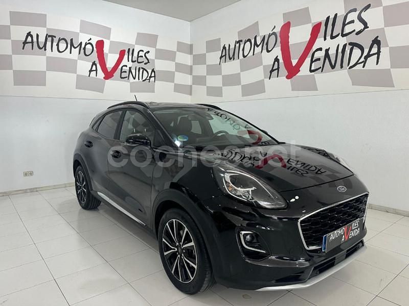 Negro Usado 2022 Ford Puma Titanium SUV | 17.995 € (Precio justo) - Imagen 1/4
