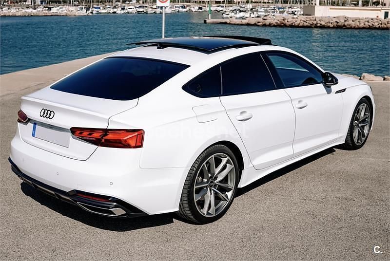 Usado Audi A5 Sportback 163 CV (119 kW) 2022 Blanco Utilitario