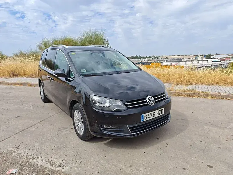 Usado VW Sharan Advance 140 CV (102 kW) 2014 Negro Monovolumen