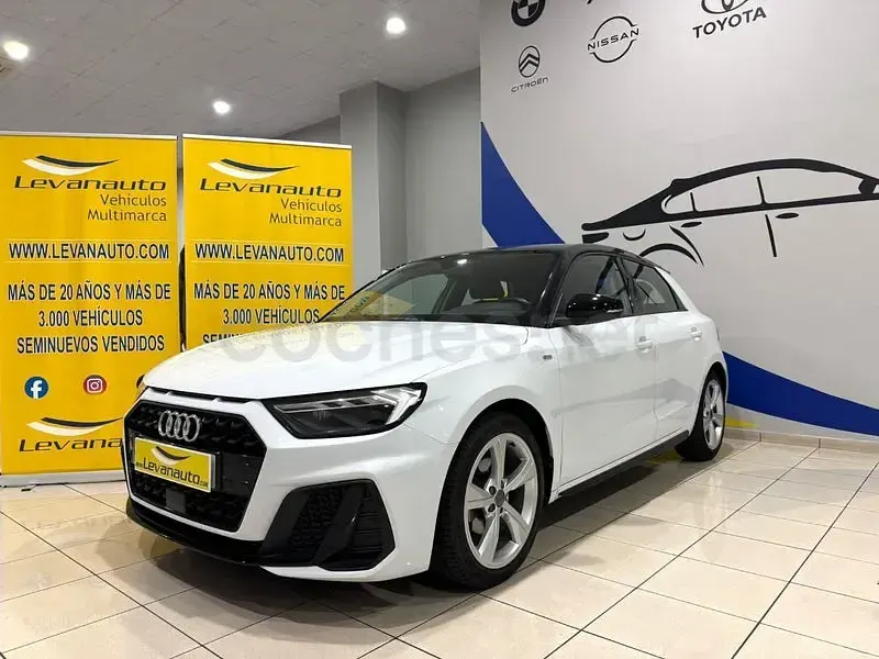 Usado Audi A1 Sportback S-Line 110 CV (80 kW) 2020 Blanco Utilitario