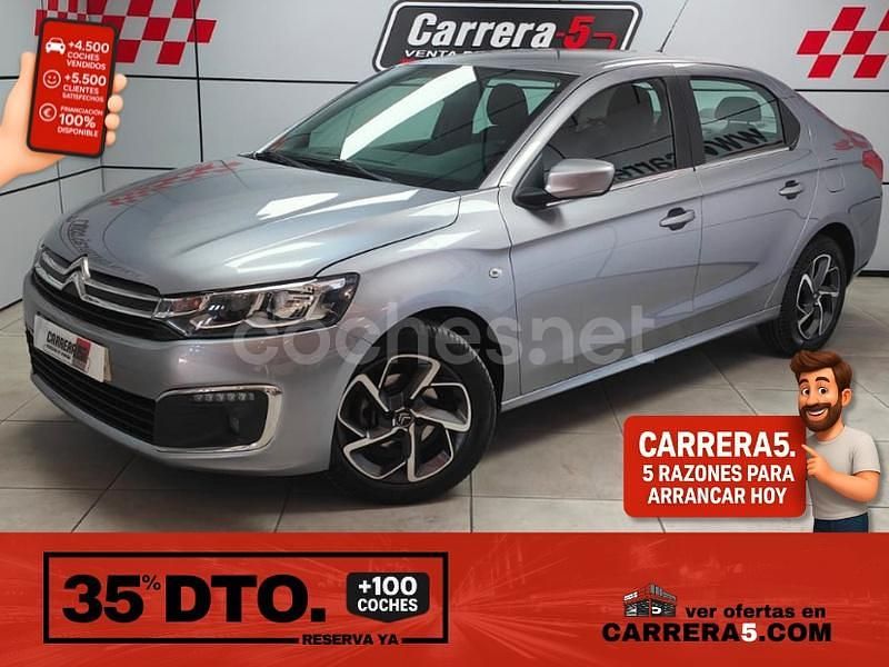 Usado Citroën C-Elysee I Feel 82 CV (60 kW) 2018 Gris / plata Berlina