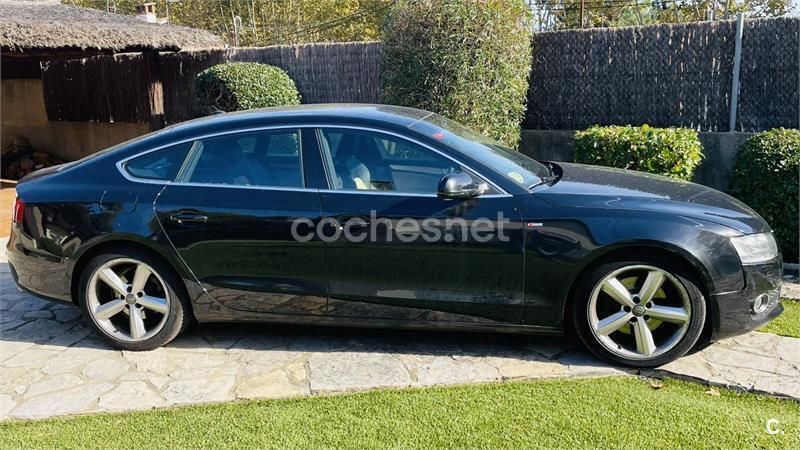 Negro Usado 2010 Audi A5 Sportback S-Line Berlina | 13.500 € (Precio justo) - Imagen 1/4