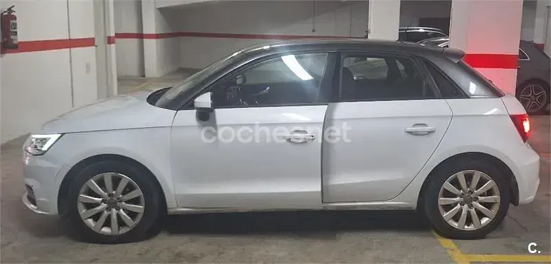 Usado Audi A1 Sportback 95 CV (69 kW) 2016 Blanco Utilitario