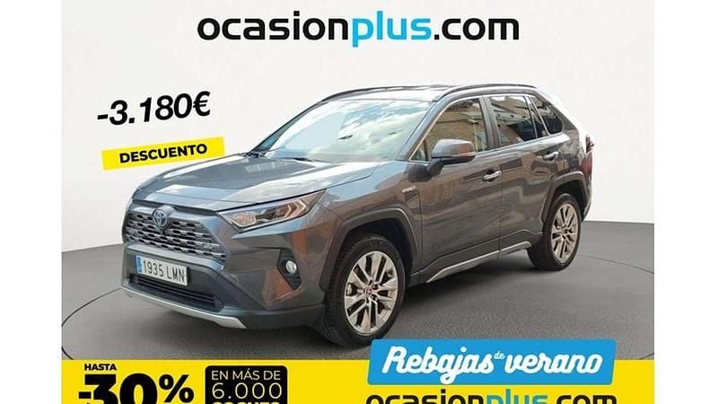 Gris Usado 2021 Toyota RAV4 Hybrid Luxury SUV | 31.810 € (Buen precio) - Imagen 1/4