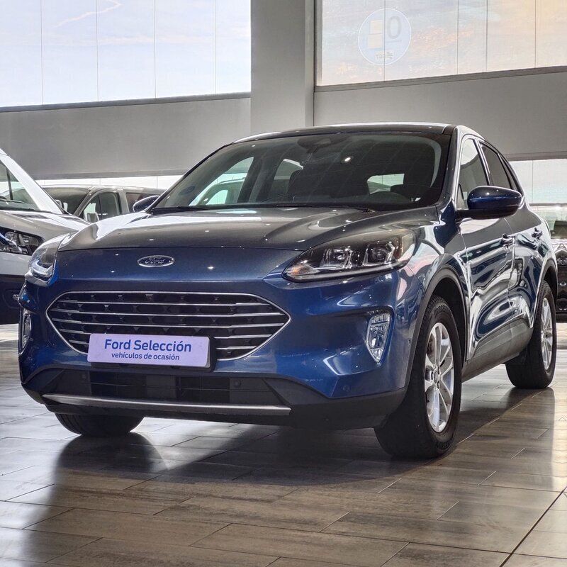 Azul Usado 2020 Ford Kuga Titanium SUV | 23.700 € (Precio justo) - Imagen 1/4