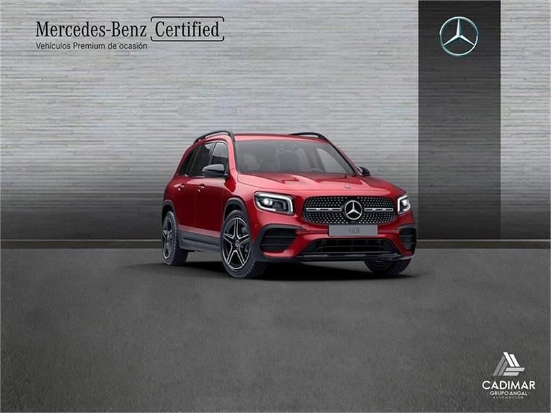 Usado Mercedes GLB200 150 CV (110 kW) 2021 Rojo SUV