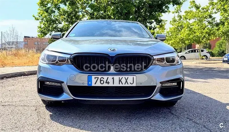 Usado BMW 520 M Sport 190 CV (139 kW) 2019 Azul Berlina