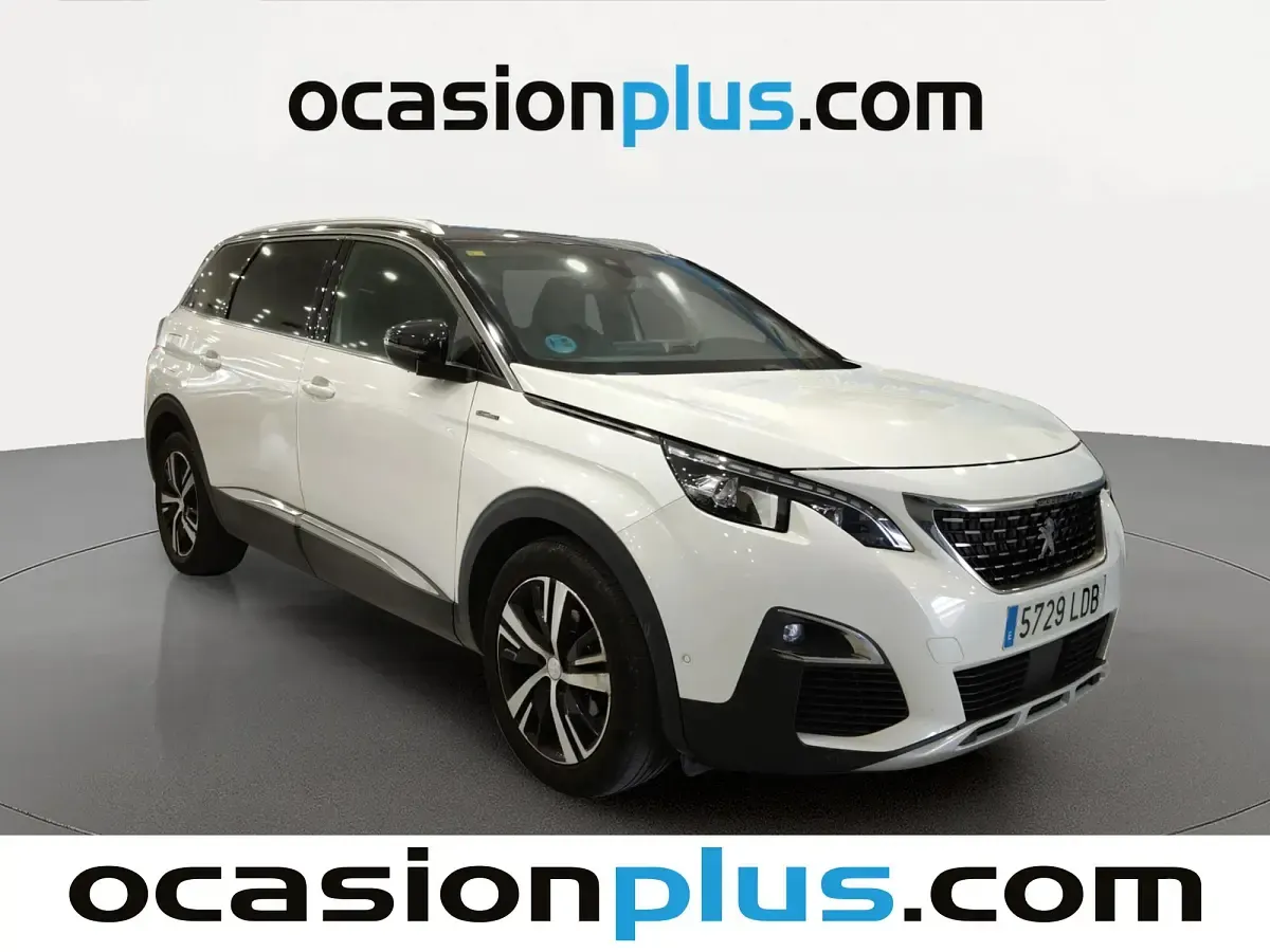 Usado Peugeot 5008 GT-line 131 CV (96 kW) 2019 Blanco SUV