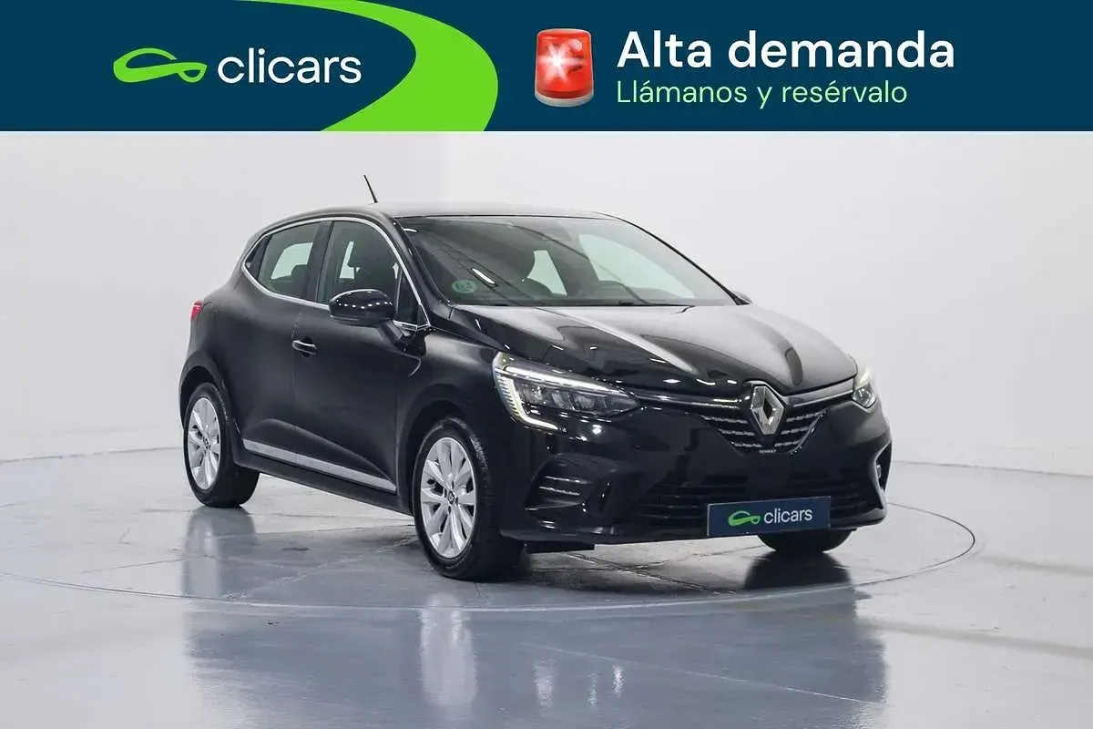 Usado Renault Clio Zen 91 CV (66 kW) 2021 Negro Utilitario