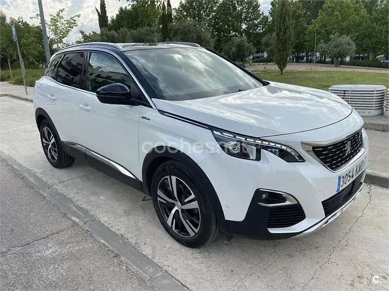 Usado Peugeot 3008 GT-line 130 CV (95 kW) 2018 Blanco SUV