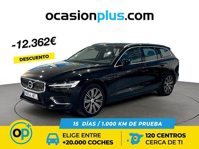 Negro Usado 2021 Volvo V60 Inscription Familiar | 31.490 € (Precio justo) - Imagen 1/4