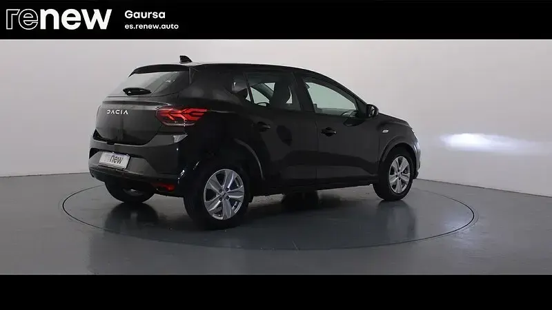 Käytetty Dacia Sandero Expression 90 HP (66 kW) 2023 Musta Sedan