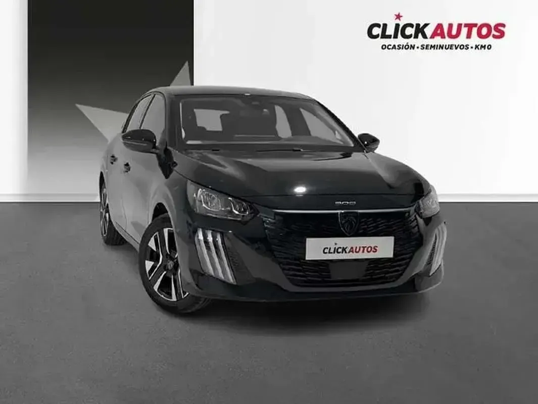 Usado Peugeot 208 Allure 101 CV (74 kW) 2025 Negro Utilitario