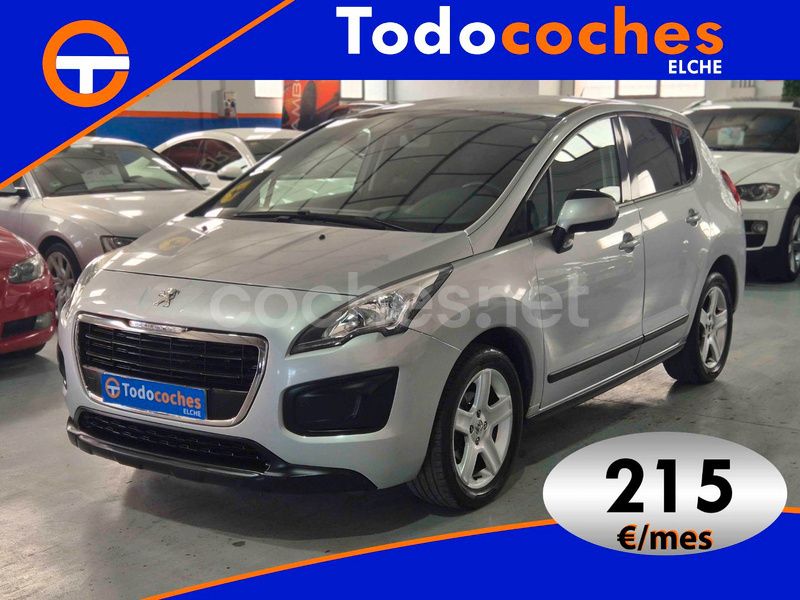 Gris / plata Usado 2014 Peugeot 3008 Style Berlina | 11.999 € (Un poco caro) - Imagen 1/4