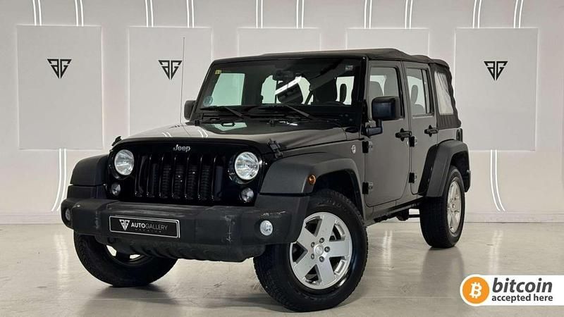 Negro Usado 2018 Jeep Wrangler Unlimited Sport SUV | 32.900 € (Super precio) - Imagen 1/4