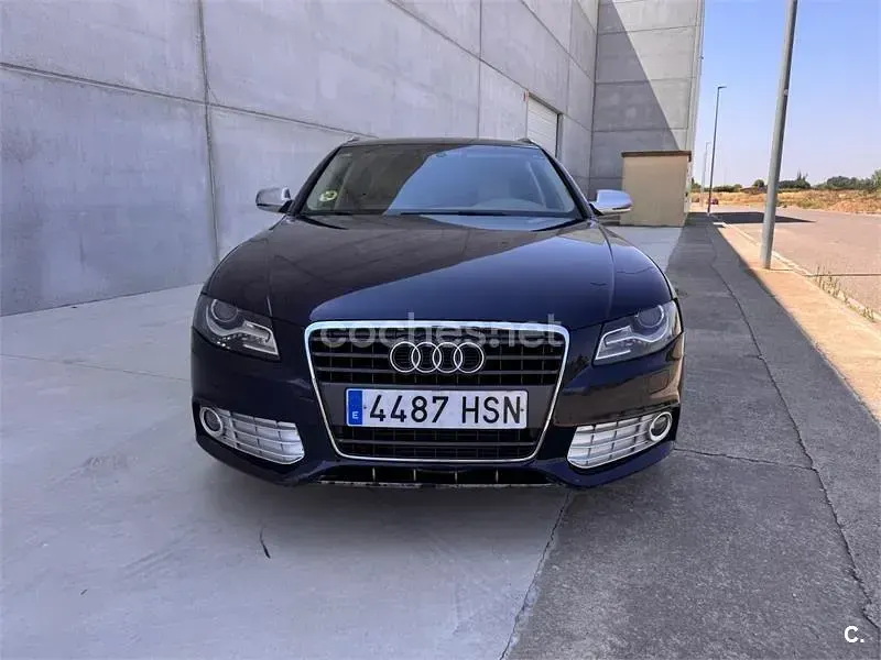 Usado Audi A4 143 CV (105 kW) 2009 Negro Familiar