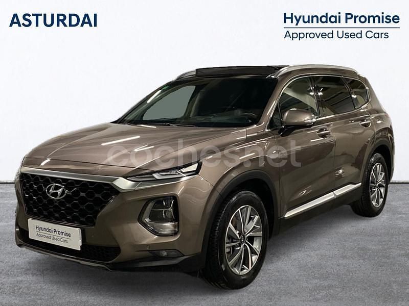 Gris Usado 2020 Hyundai Santa Fe Style SUV | 31.990 € (Un poco caro) - Imagen 1/4