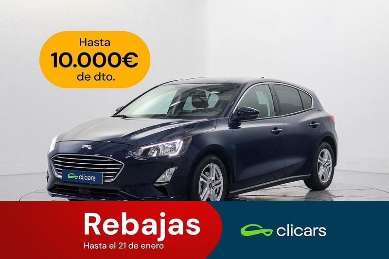 Azul Usado 2019 Ford Focus Trend+ Berlina | 12.990 € (Buen precio) - Imagen 1/4