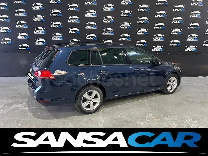 Usado VW Golf VII Edition 110 CV (80 kW) 2016 Azul Familiar