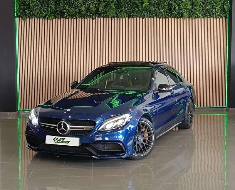 Usado Mercedes C63 AMG AMG 510 CV (375 kW) 2018 Azul Berlina