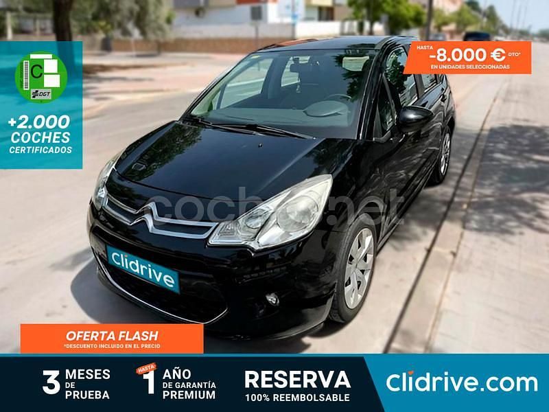 Negro Usado 2015 Citroën C3 PureTech Utilitario | 5190 € (Super precio) - Imagen 1/3