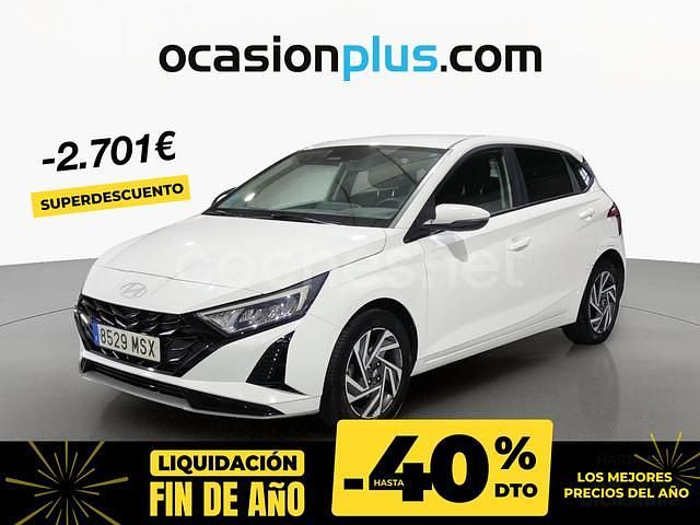 Blanco Usado 2024 Hyundai i20 Berlina | 19.450 € (Precio justo) - Imagen 1/4