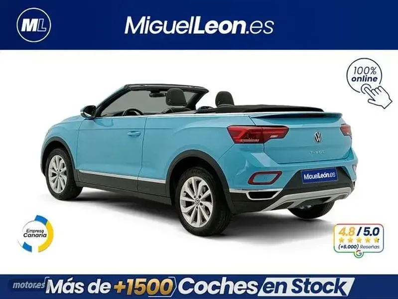 Usado VW T-Roc Style 110 CV (80 kW) 2022 Azul SUV