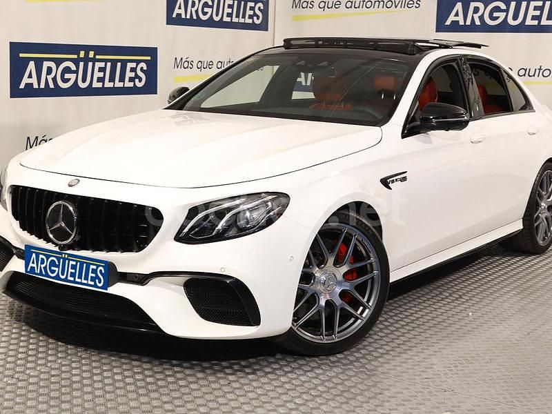 Usado Mercedes E63S AMG AMG 612 CV (450 kW) 2017 Blanco Berlina