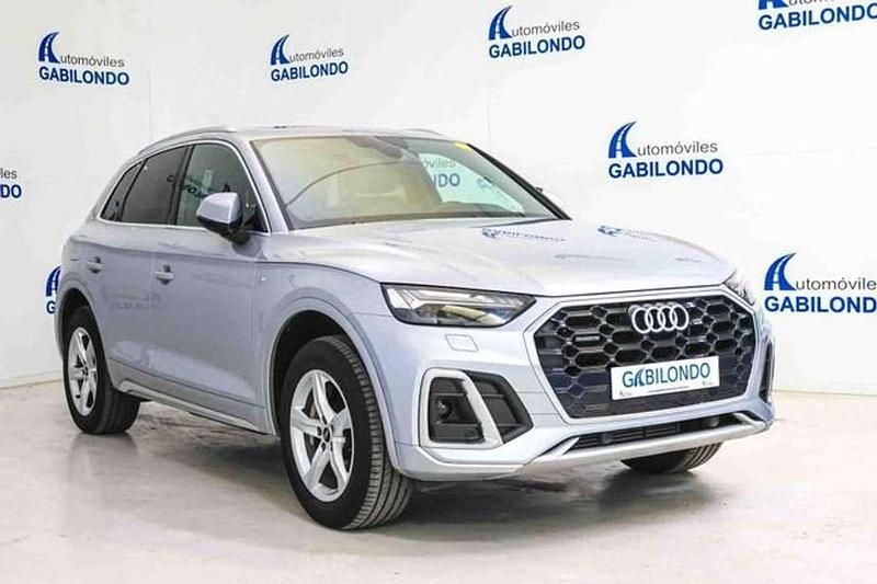 Usado Audi Q5 S-Line 299 CV (219 kW) 2021 Gris / plata SUV
