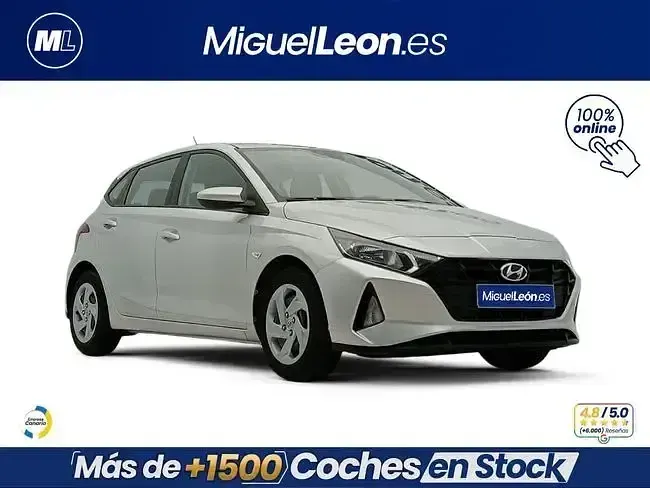 Usado Hyundai i20 84 CV (61 kW) 2021 Blanco Utilitario