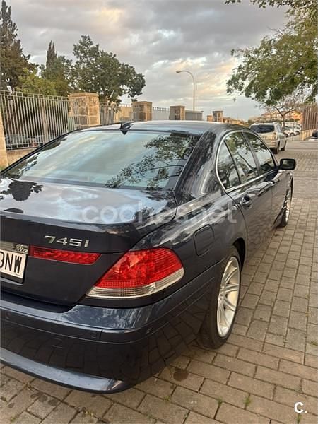 Usado BMW 745 333 CV (244 kW) 2002 Azul Berlina