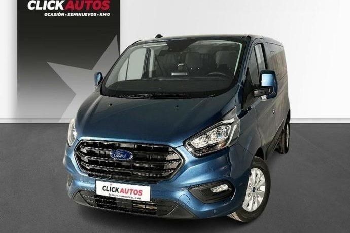 Negro Usado 2024 Ford Transit Trend Familiar | 30.650 € (Precio justo) - Imagen 1/4
