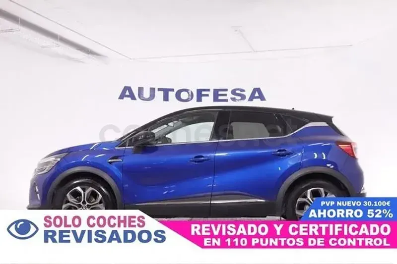Usado Renault Captur Intens 90 CV (66 kW) 2022 Azul SUV
