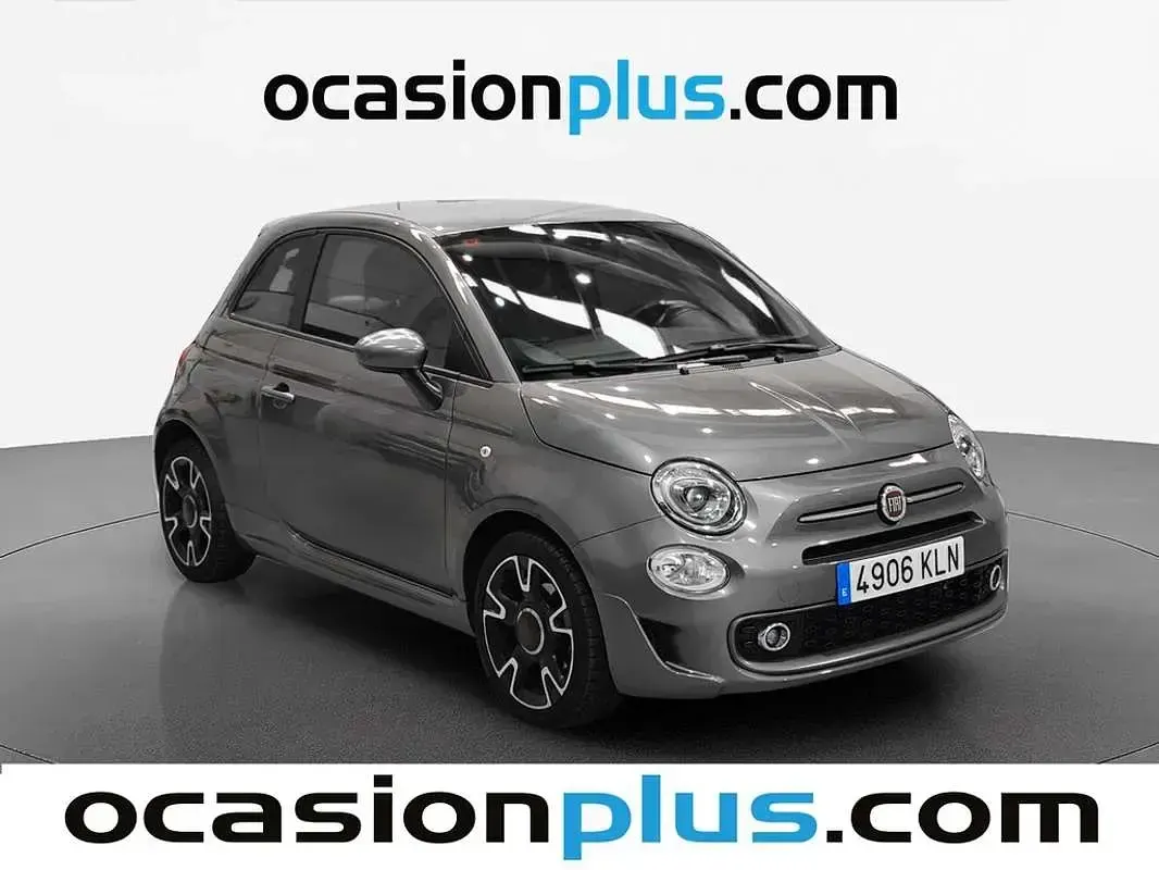 Usado Fiat 500 S 69 CV (50 kW) 2018 Gris Utilitario