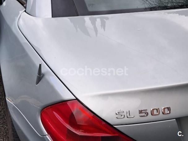 Usado Mercedes SL500 306 CV (225 kW) 2002 Gris / plata Descapotable