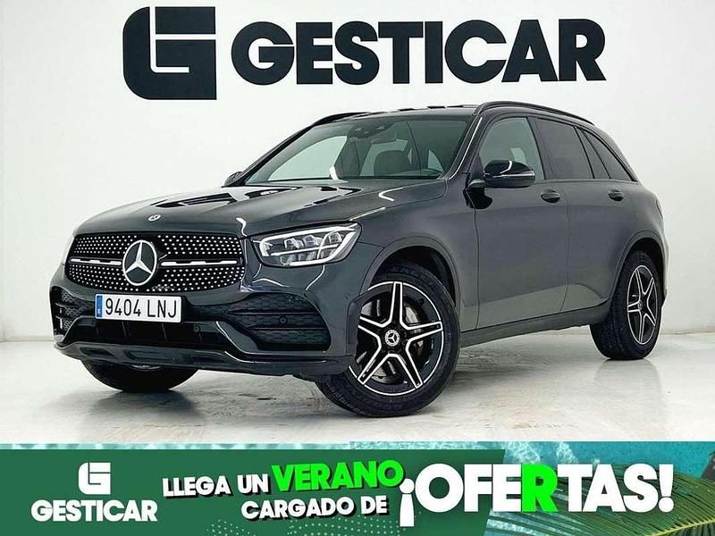 Gris Usado 2021 Mercedes GLC220 SUV | 40.990 € (Precio justo) - Imagen 1/4