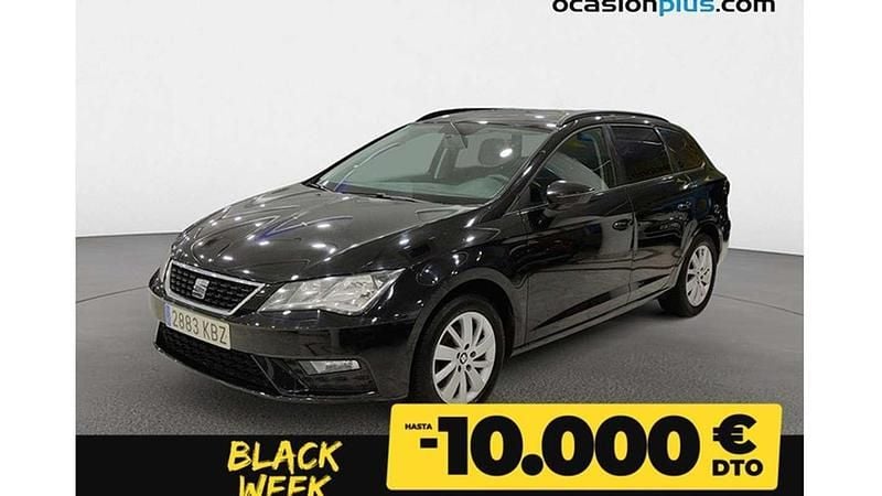 Negro Usado 2017 Seat Leon ST Reference Familiar | 11.450 € (Precio justo) - Imagen 1/4