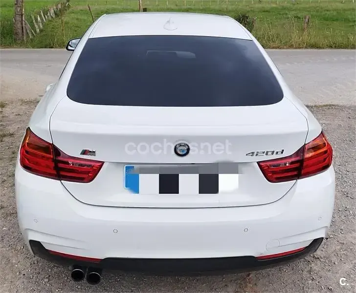 Usado BMW 420 M Sport 190 CV (139 kW) 2016 Blanco Coupe