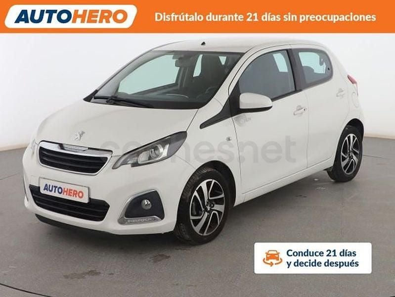 Blanco Usado 2015 Peugeot 108 Berlina | 8199 € (Precio justo) - Imagen 1/3