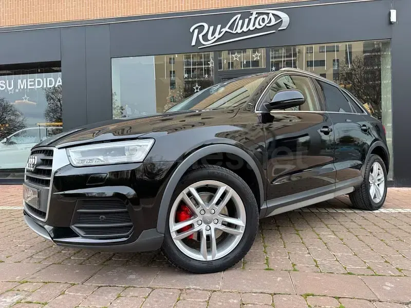 Usado Audi Q3 150 CV (110 kW) 2015 Negro SUV
